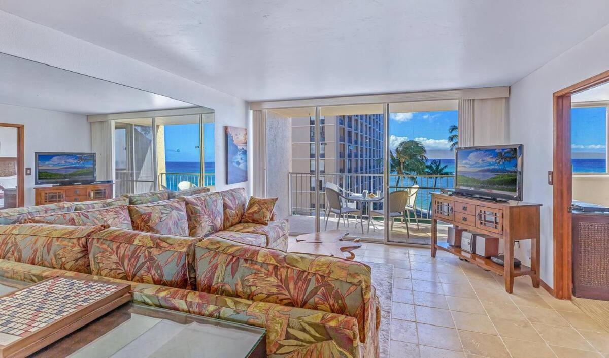 Stunning 1 Bedroom With Ocean And Island Views ~ Sleeps 4 ~ Royal Kahana 514 Eksteriør billede